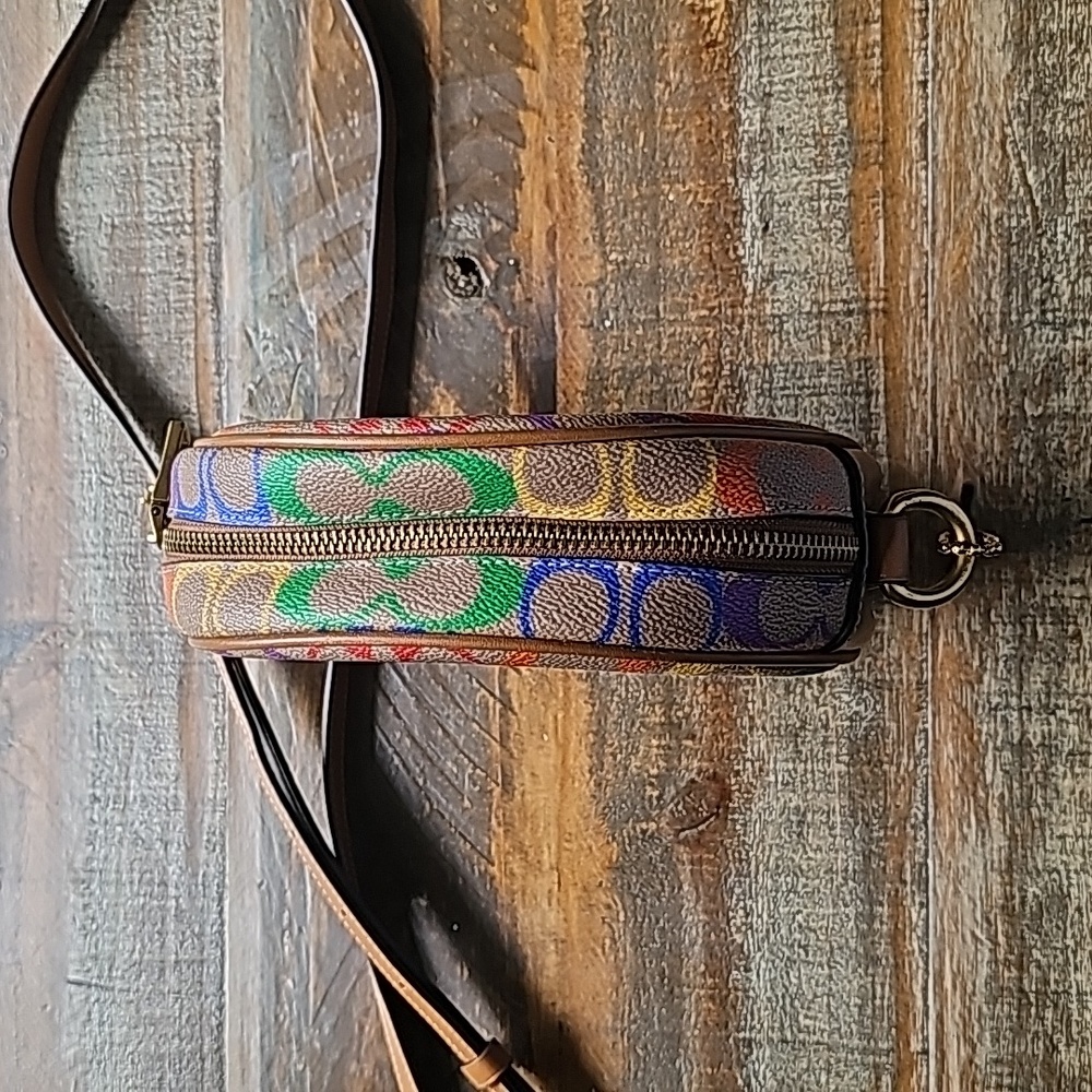 Coach Circle Crossbody In Rainbow Signature Pride Edition - Picture 5 of 11